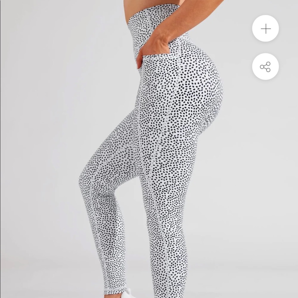 BuffBunny Limitless Legging White Bossy Print